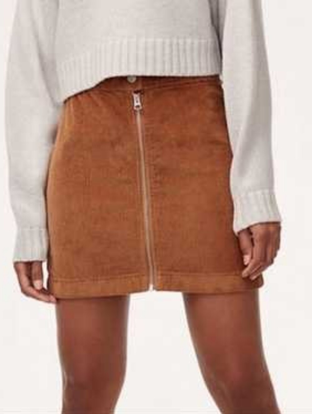 aritzia x Wilfred Free corduroy lily skirt
